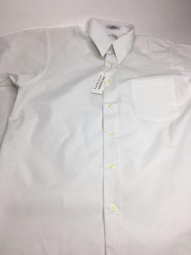 Men’s Van Heusen Poplin Wrinkle Free Short Sleeve Button Up Shirt •Size 15 *NWT - Picture 7 of 10