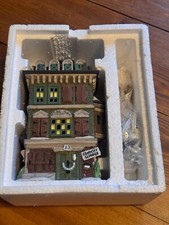 Vintage Dept. 56 Dickens Village 1989 The Flat of Ebenezer Scrooge Building-Box