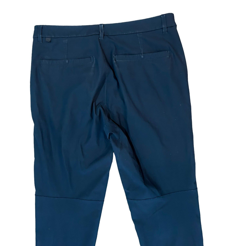 Lululemon Commission pants Men's Size 34 Navy Blue Stretch Work Career