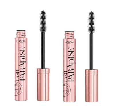 Loreal Voluminous Lash Paradise Mascara #200 Blackest Black - 2 PACK - NWOB