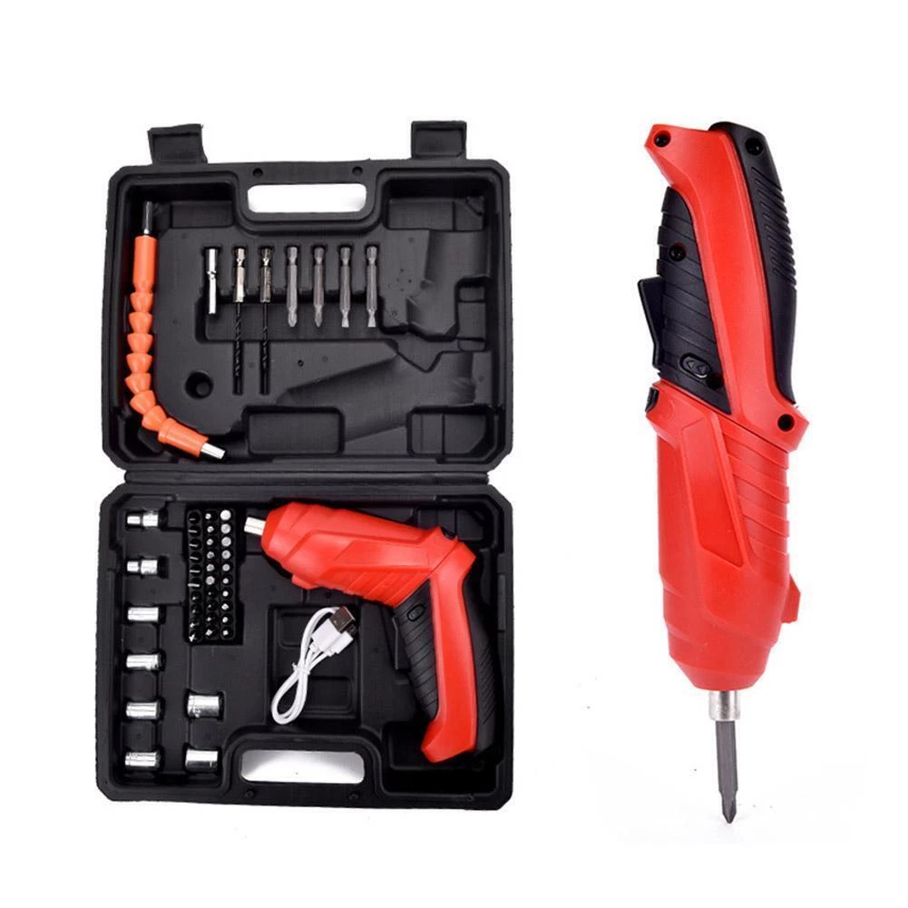 Cordless screwdriver online drill set