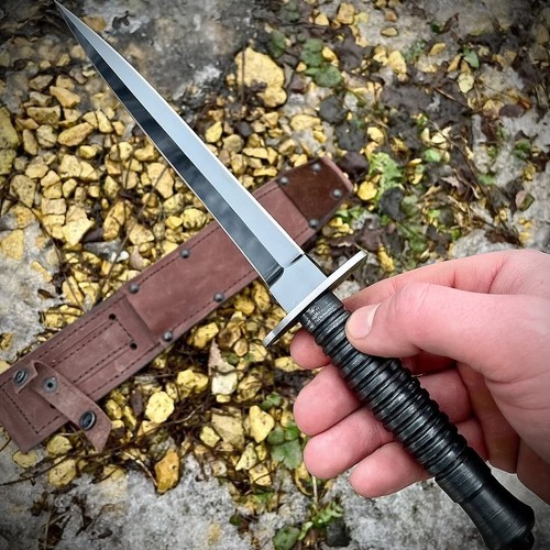 British Army Fairbairn Sykes Commando Dagger Knife Boot Dagger With Sheath