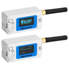 2 Pack ESP32 LoRa V3 Development Board + 1100mAh Battery + Protect Case Set -...