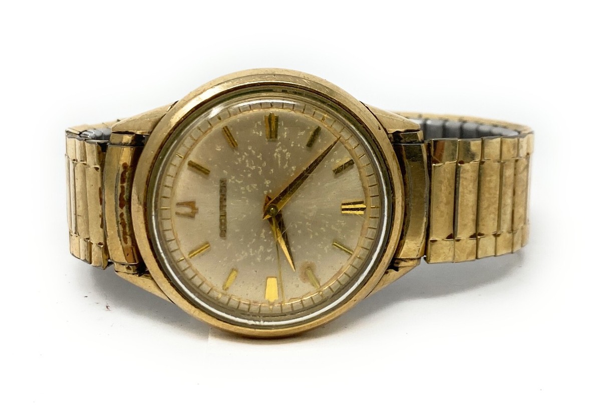 Bulova Accutron M4 10k Gold Filled Bezel | For parts or Repair Not