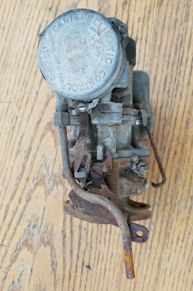 Carburador Estrangulador Eléctrico Carter Pontiac Silver Streak 51 52 49 50 1949 Chevy Foto 4 de 4