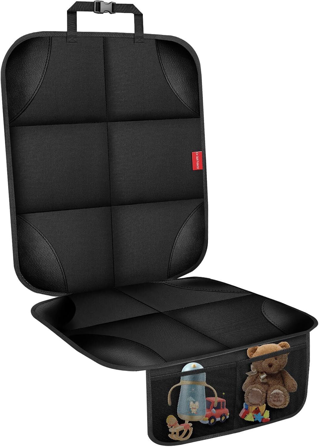 Car Seat Protector, Carseat Protectors with Thick Padding Black-1 pcs