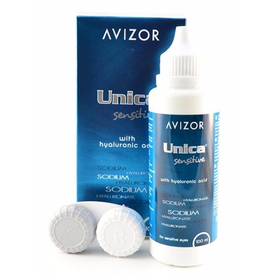 UNICA SENSITIVE All-In One Lösung von AVIZOR für weiche Kontaktlinsen 100 ml
