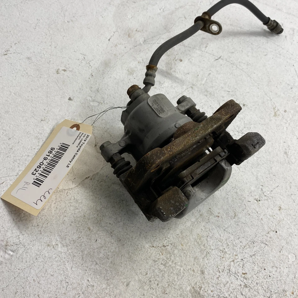 2018-2021 Toyota Camry Rear Left Driver Side Disc Brake Caliper Assembly OEM - Image 3 of 4