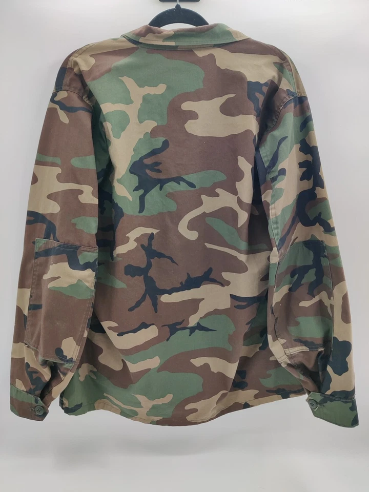 PROPPER WOODLAND CAMO MILITARY BDU JACKET SIZE Large - Image 2 of 4
