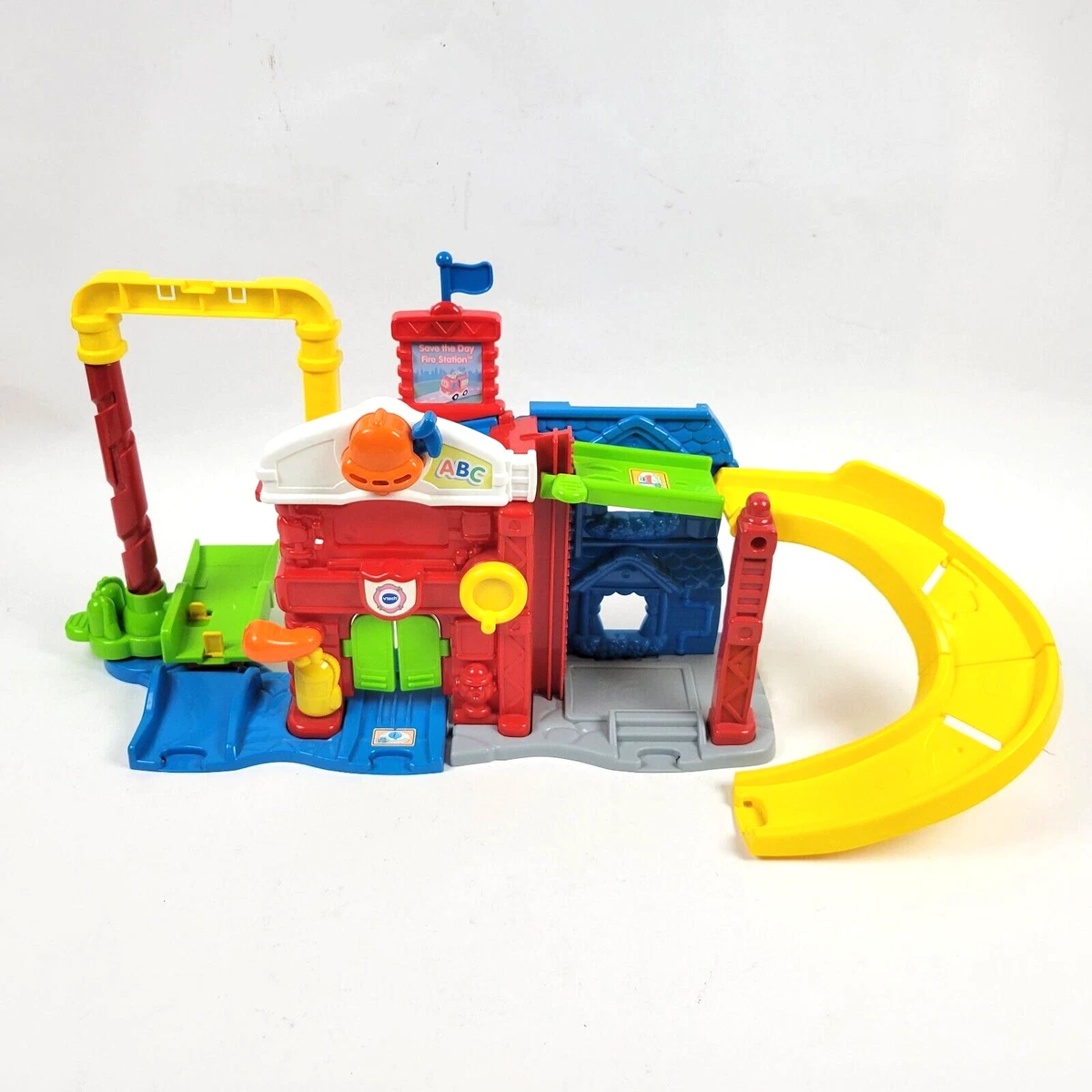 VTech Go! Go! Smart Wheels Save the Day Fire Station Playset with Truck 