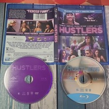 Hustlers Blu-ray, 2019 Blu-Ray and DVD Discs Two Disc Set