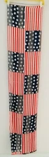 Scarf 56x13 Red White Blue Stars Stripes USA Patriotic Flag July 4 For Face Mask