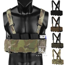 KRYDEX Concealed Carry Low-Vis Ready Chest Rig Elastic Cummerbund Tactical Vest