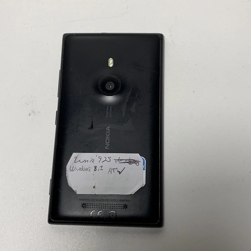 Nokia Lumia 925 Windows 8.1 - 16 GB - Black - AT&T UNLOCKED - GREAT CONDITION - Image 2 of 3