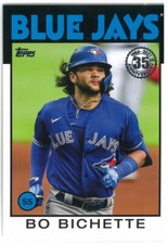 2021 Update 1986 Topps Baseball #86B-55 Bo Bichette Toronto Blue Jays 