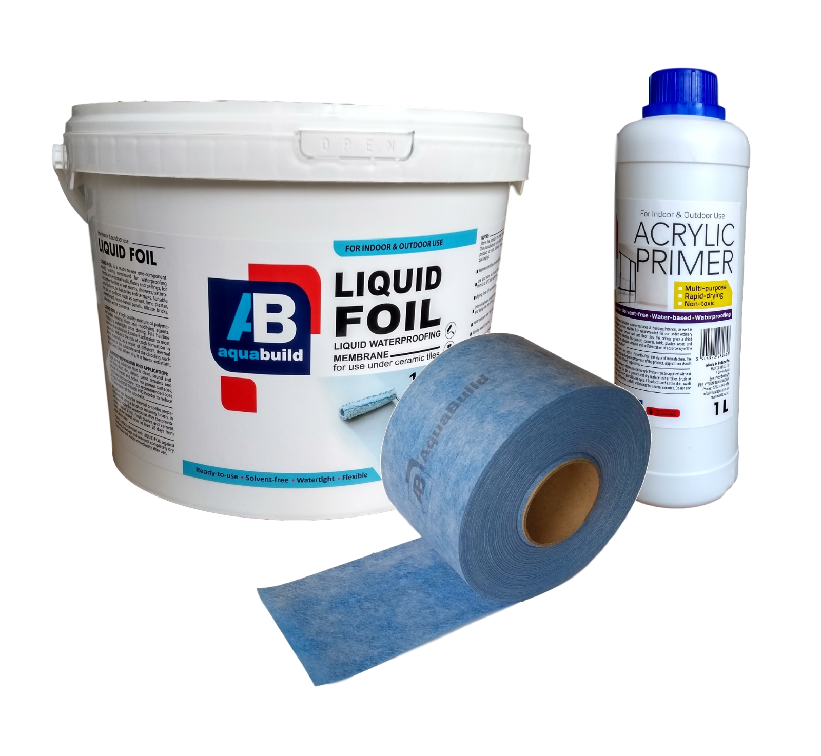 AQUA BUILD WET ROOM SHOWER SEALING WATERPROOF TANKING KIT / Choose Variation eBay