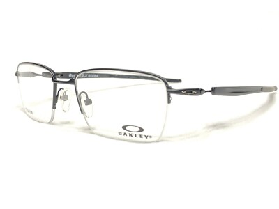 #ad NEW Oakley Gauge 3.2 Blade OX5128 0152 Mens Black Half Rim Eyeglasses Frames 52 $147.58