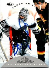 Stephane Fiset autographed Hockey Card (Kings) 1996 Donruss Canadian Ice #17