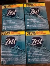 Zest Bar Soap Refreshing Aqua With Vitamin E (4 Packs/ 2ct) 8 Bars