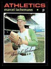 1971 Topps #84 Marcel Lachemann EX   Oakland Athletics
