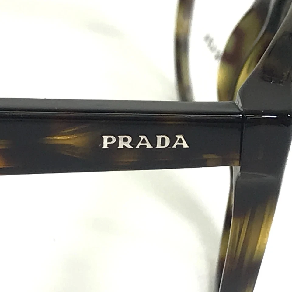 Monturas de gafas Prada VPR 12S HAQ-1O1 borde completo cuadrado tortuga 54-18-145 Foto 4 de 4