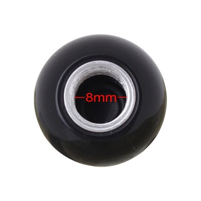 Set: 2x Ventilkappe "Eightball", Schwarz