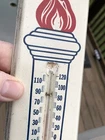 Vintage 1960 STANDARD OIL sign / Thermometer