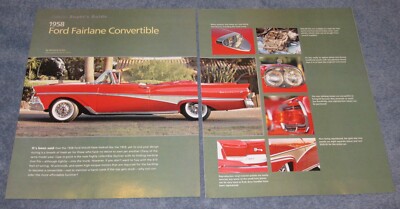 1958 Ford Fairlane Convertible Buyers Guide Info Article --From 2006--