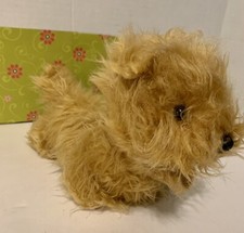 Vintage R Dakin Long Hair Dog Plush Made In Japan 12  Wire Form Stuffed Animal