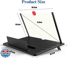 20 inch Screen Magnifier for Cell Phone 3D HD Magnifing Screen Enlarger Pro...
