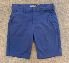 Hurley Nike Dri-Fit Shorts Boys 10 Performance Chino Stretch Wicking Preppy