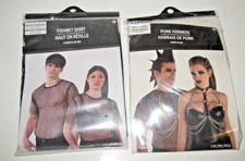 Punk Harness Costume  Fishnet Shirt- Gothic Punk Fashion Accessory Costume 