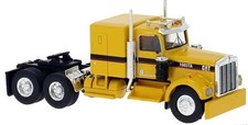 BREKINA  1977  KENWORTH W 900  TRACTOR  YELLOW  'CAT'    HO  1/87   PLASTIC
