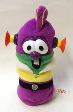 Vintage Veggie Tales Larry-Boy Cucumber Bean Bag Plush 9 Inch by GUND