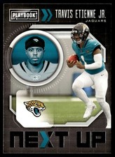 2021 Panini Playbook Next Up Travis Etienne Jr. Jacksonville Jaguars #NXT-TET