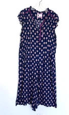 Anthropologie Floreat Gabrielle Lightweight Floral Print Jumpsuit Wms XL