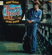Tom T. Hall New Train Same Rider LP vinyl USA Rca Victor 1978 Deletion cut and