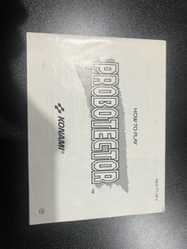 Nintendo NES Probotector Boxed with Manual P5