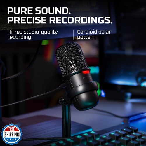 HyperX SoloCast – USB Condenser Gaming Microphone, for PC, PS4, PS5 and Mac, - Photo 4/5