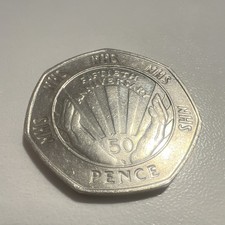 NHS UK 50p Fifty Pence Coin 1998 Elizabeth II Uncertified Ungraded