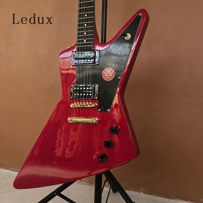 EX Electric Guitar  Rounded fret Edge Mahogany Body&Neck HHH Pickups Red