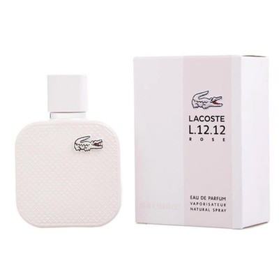Lacoste L.12.12 Rose Eau De Parfum Spray 1.7 oz New in Box