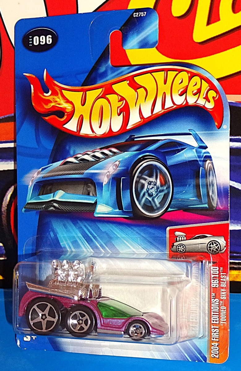 響30Years OldSprits 2004CHALLENGE Hot Wheels 2004 First Editions #096 Sixy Beast Purple W