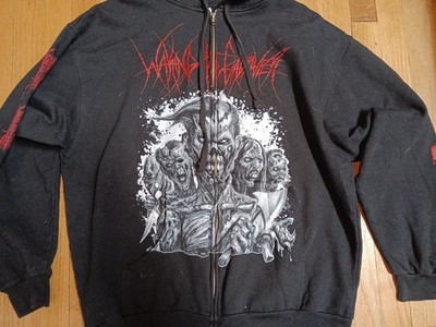WAKING THE CADAVER Hoodie Death Metal Total Death This Is Hell -XL