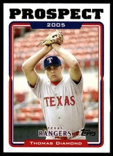 2005 Topps Updates & Highlights Thomas Diamond Texas Rangers #UH94