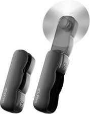 Gaiatop Portable Handheld Fan, 3 Speed USB Rechargeable Small Hand Cute Clouds M