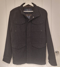 New w/tags - NEXT Signature Collection Italian Moleskin Jacket Black - Men Small