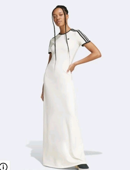 RARE! Adidas Maxi Originals Premium Cali T-Shirt Dress XXS 2XS Nwt 100% Authent