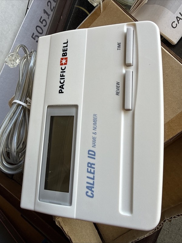 Vintage Pacific Bell Caller ID Box. Never Used New Old Stock