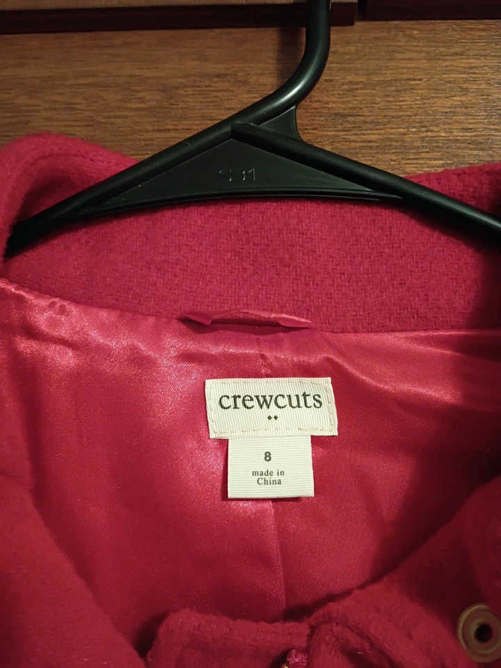 J. Vestido Crew Crewcuts meninas mistura de lã tamanho 8 igreja inverno Natal  - Imagem 3 de 4